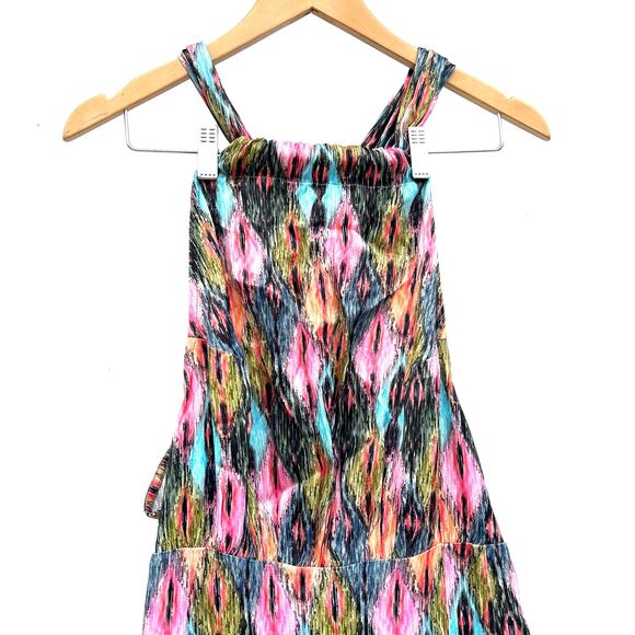 Rotate Birger Christensen Maxi Dress Colorful Bright Medium Halter Vacation - Picture 5 of 11